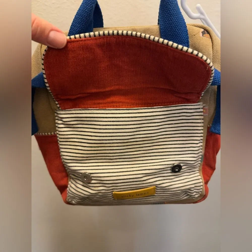 STICKY LEMON SMALL BACKPACK, SPECIAL EDITION CORDUROY COLLECTION